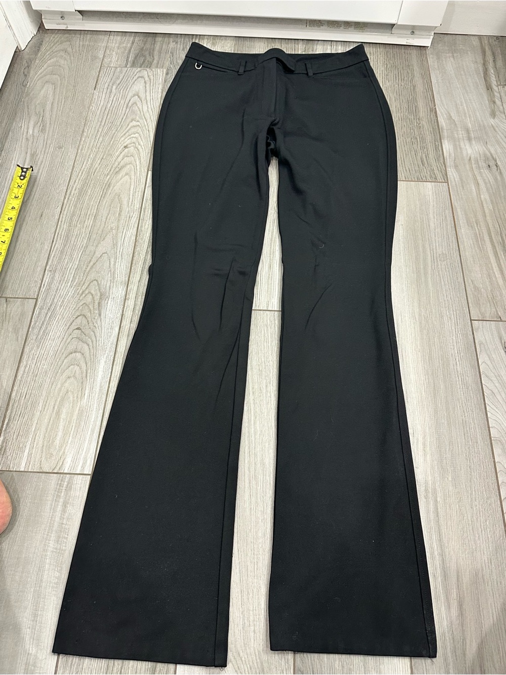 White House Black Market Black Boot-Cut Dress Pants